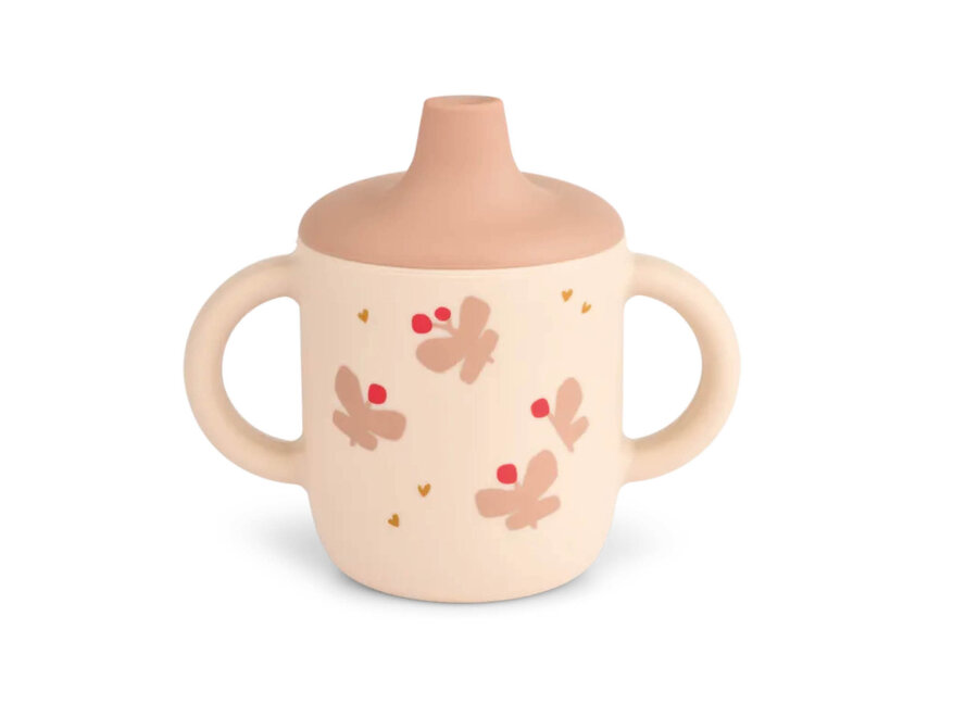 Liewood Neil Sippy Cup Butterfly / Apple blossom
