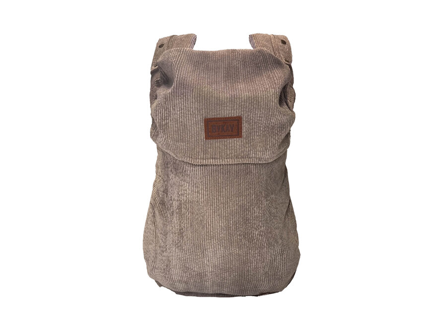 ByKay Draagzak CC ribbed velvet dark oat