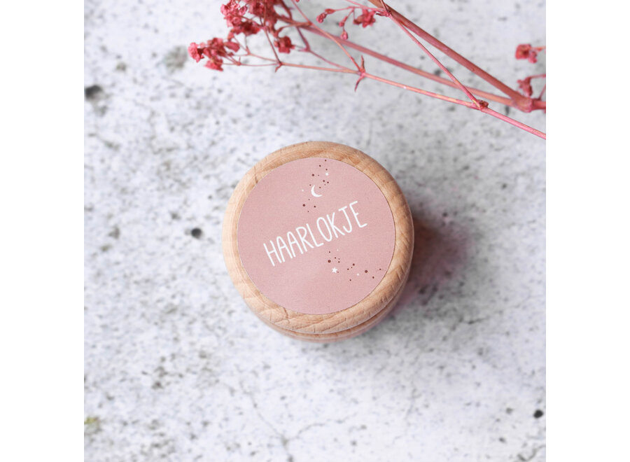 Fien & Feau haarlokje roze