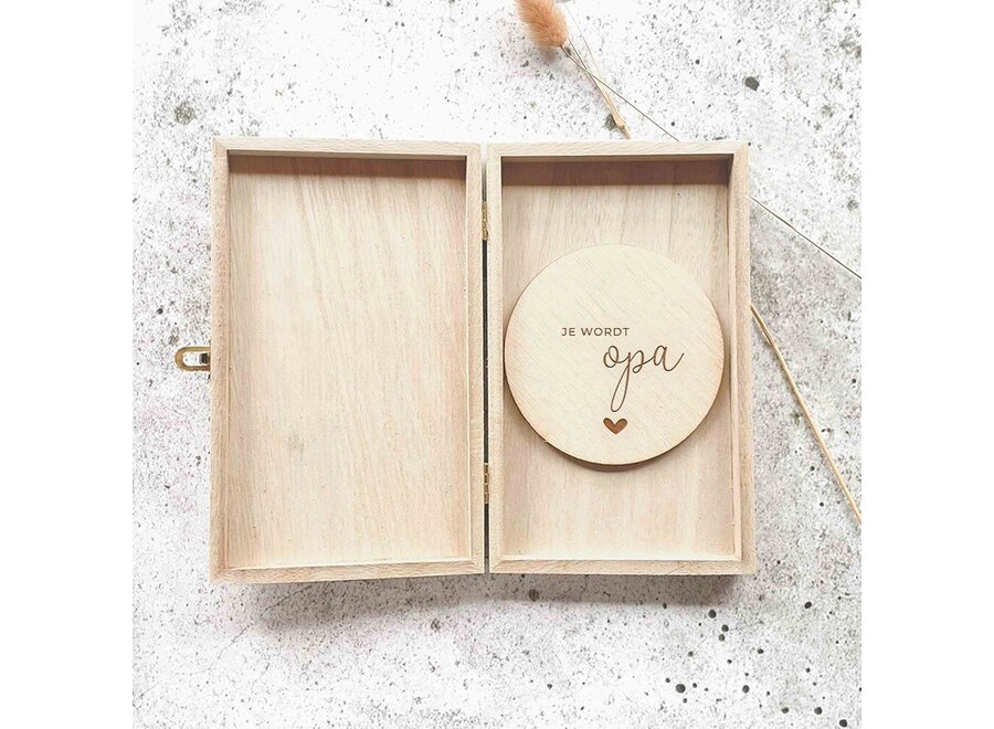 Fien & Feau Aankondigingsdoosje - Je wordt opa