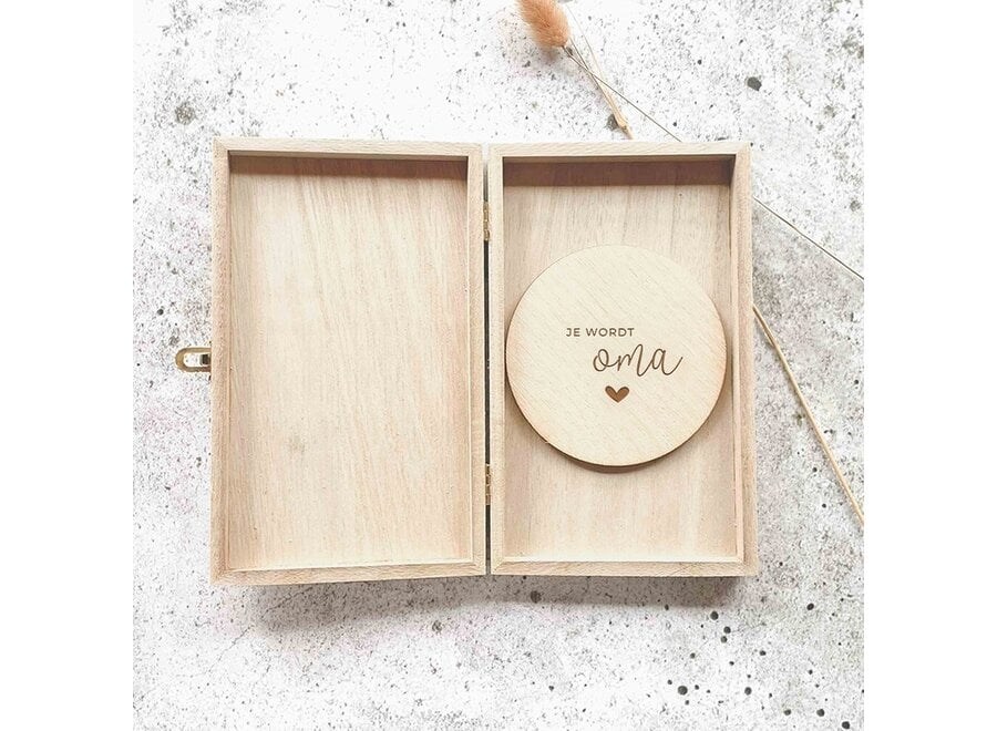 Fien & Feau Aankondigingsdoosje - Je wordt oma