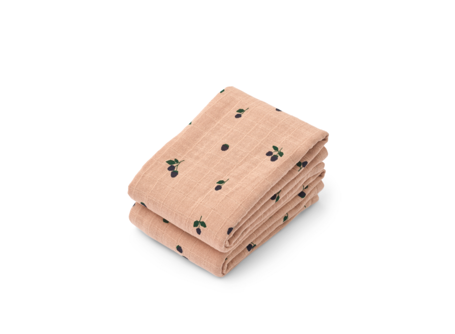 Liewood swaddle 2p Mini Berry / Pale tuscany