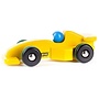BAJO houten Racewagen geel