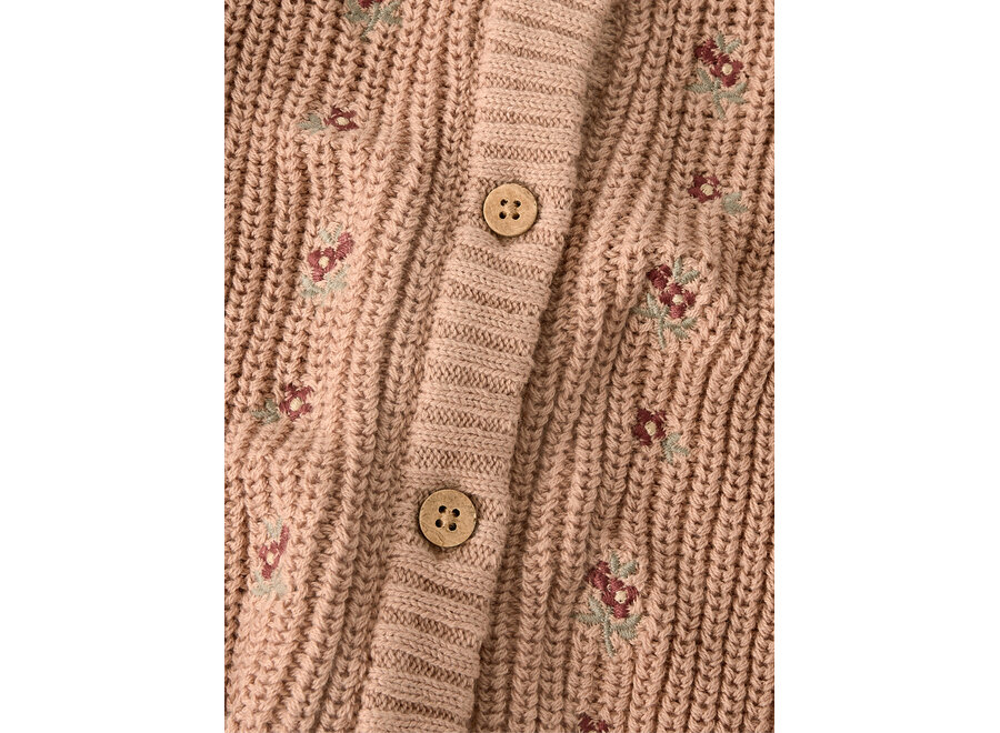 Lil' Atelier Emlen Emb Ao Ls Knit Card Roebuck