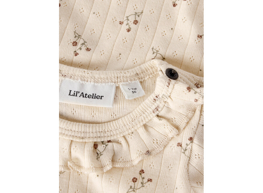 Lil' Atelier Rachello Ria Ls Body Novelle Peach Flower