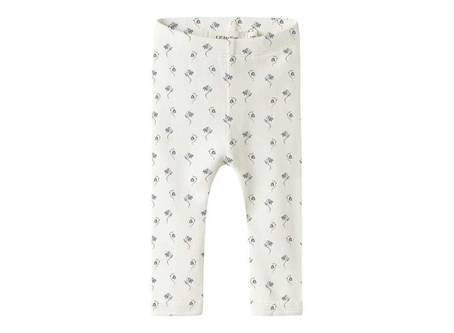 Lil' Atelier Gayo Sag Leggings Coconut Milk Bell Flower
