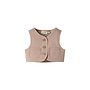 Lil' Atelier Jobo Tia Loose Sweat Vest Pad Roebuck