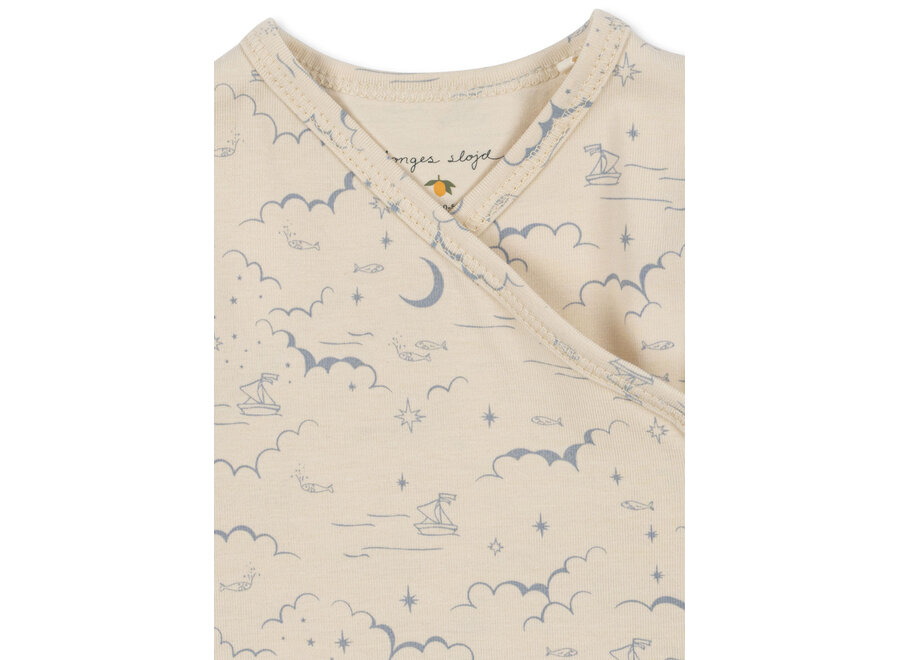 KS Basic Newborn Onesie Cielo Marino