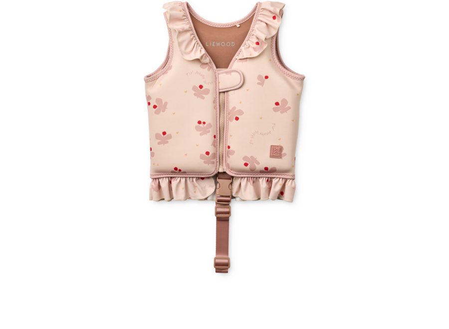 LW Dove Swim Vest w Frill Butterfly