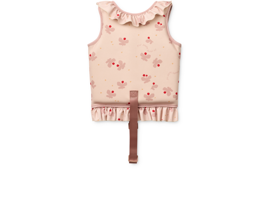 LW Dove Swim Vest w Frill Butterfly