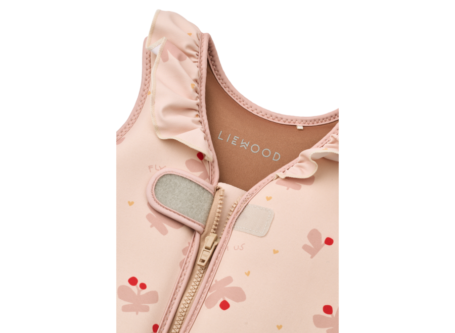 LW Dove Swim Vest w Frill Butterfly