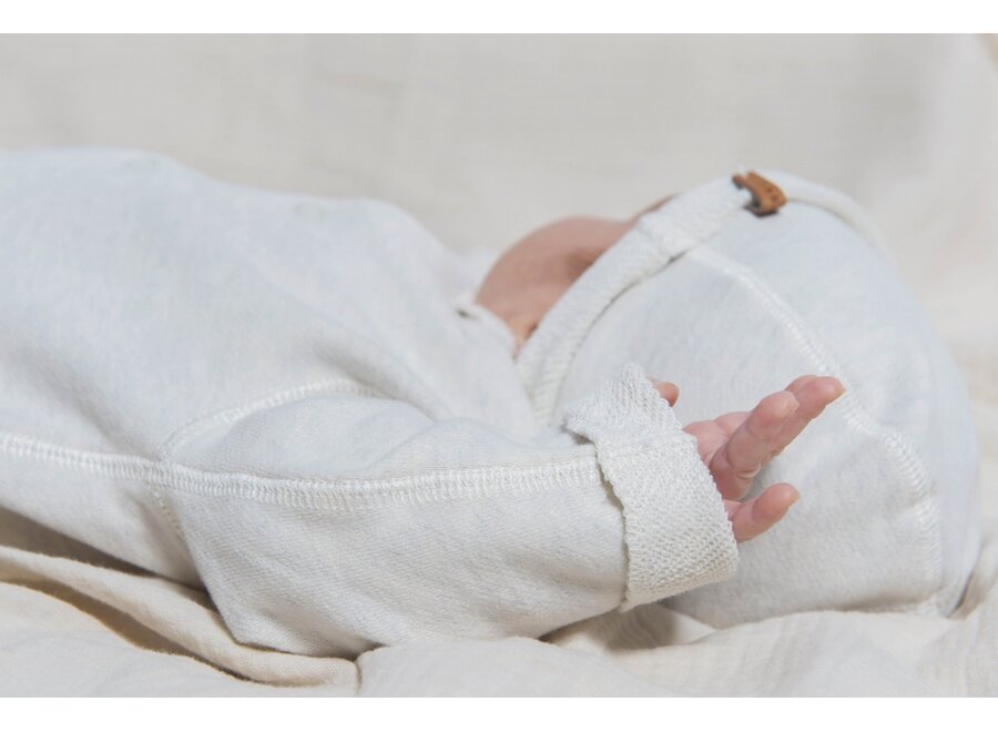 Nixnut Born onesie grey