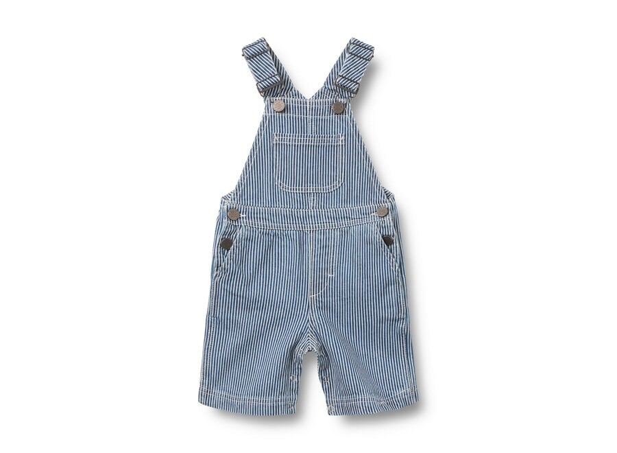Wheat Overall Shorts Lykke Denim Stripe