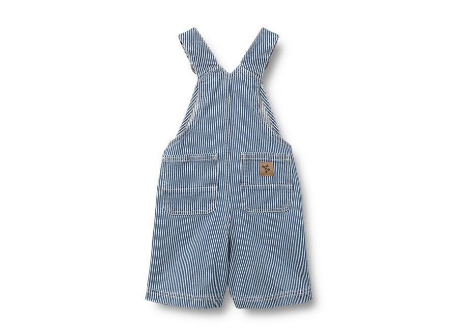 Wheat Overall Shorts Lykke Denim Stripe