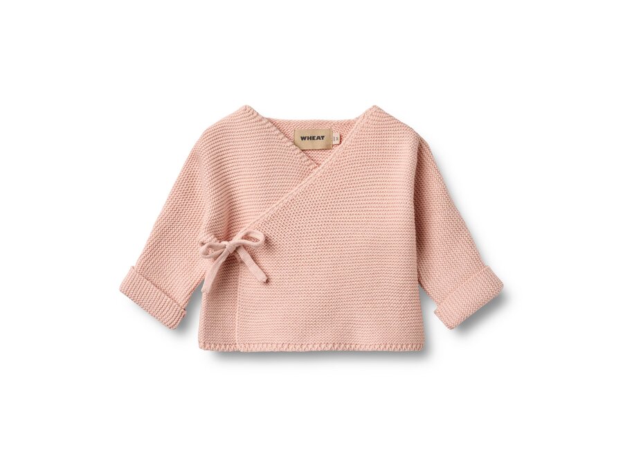 Wheat Wikkel vest L/S Siva Powder