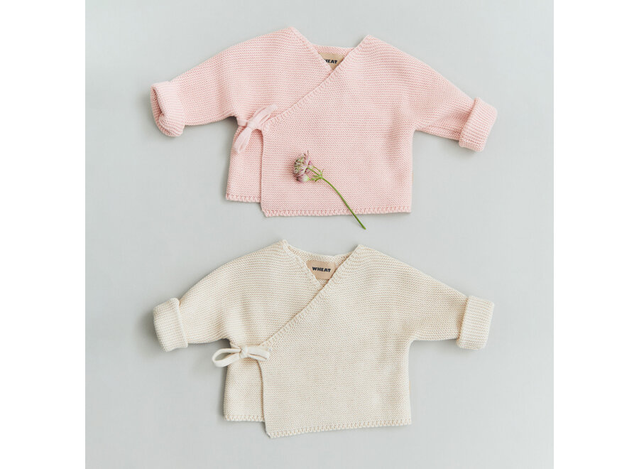 Wheat Wikkel vest L/S Siva Powder