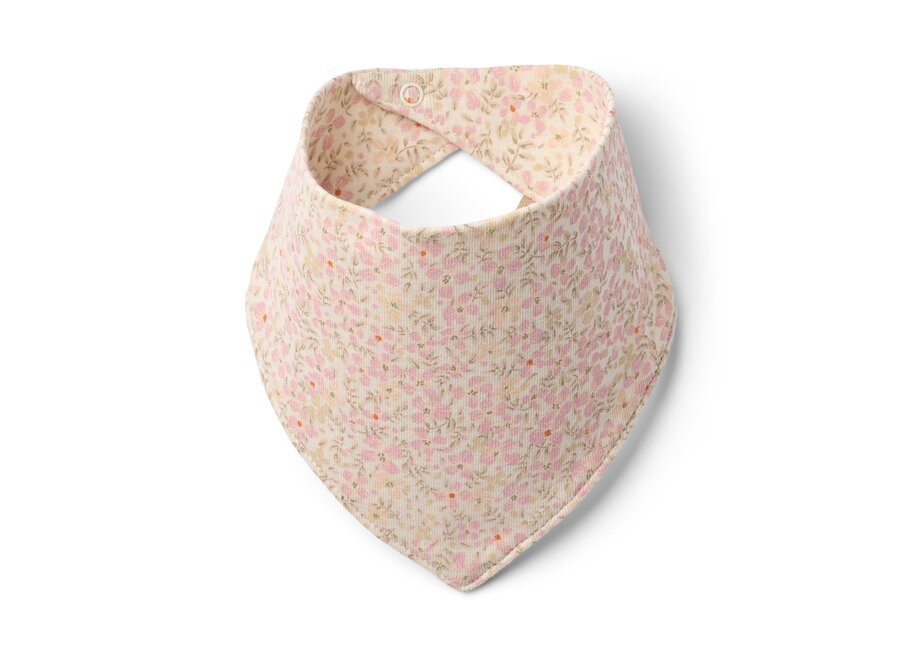 Wheat 2 Bib Eden Coral Flowers