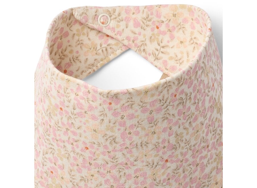 Wheat 2 Bib Eden Coral Flowers