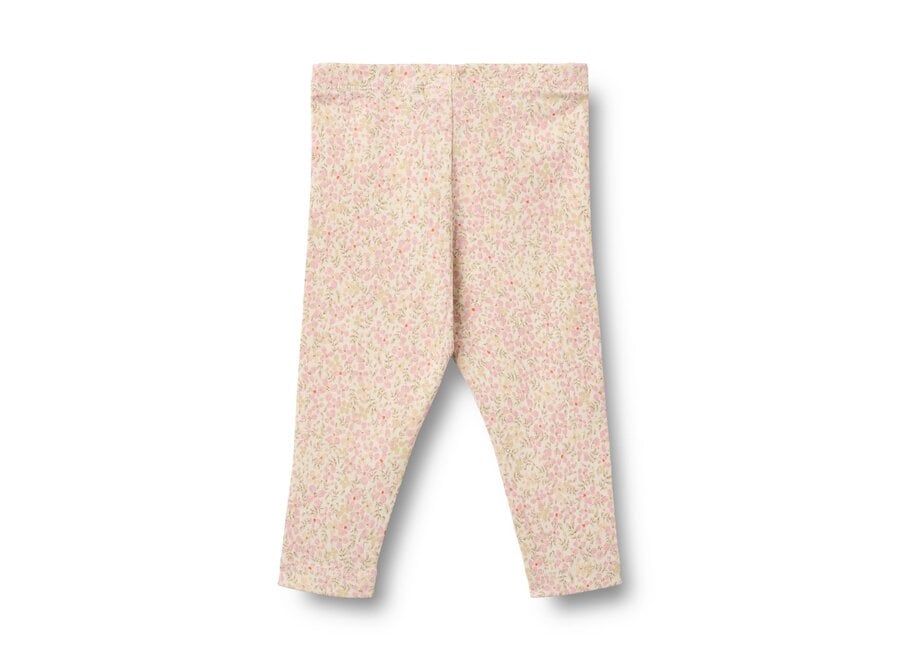 Wheat Jersey Leggings Jules Coral Flowers