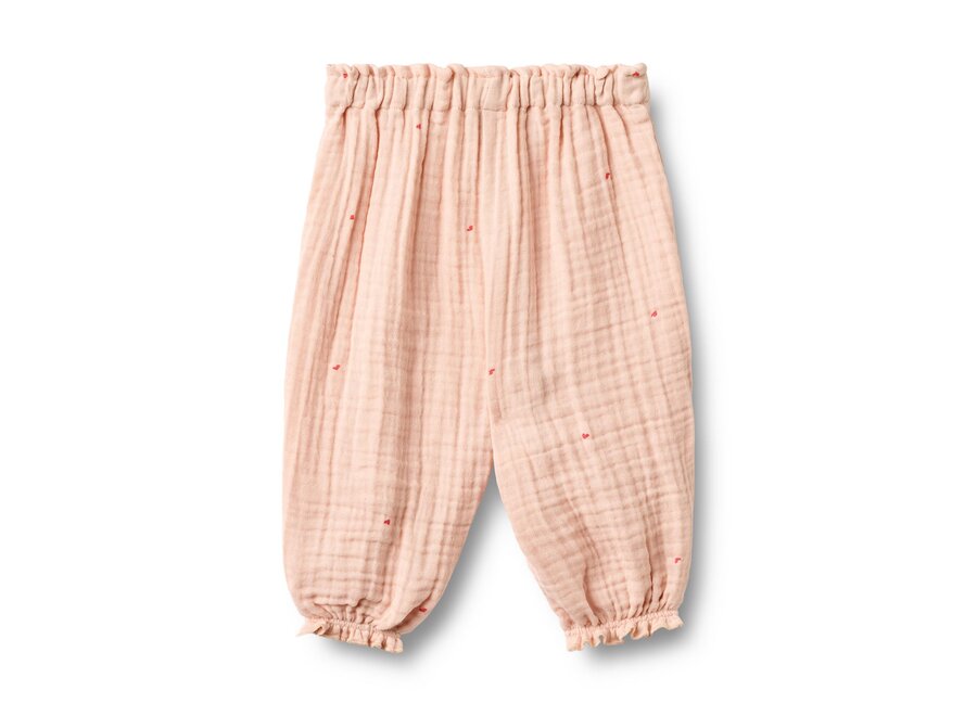 Wheat Trousers Petrine Powder Hearts