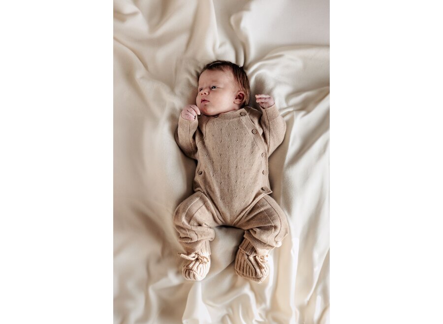 Moalie Pointelle jumpsuit sienna