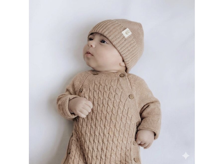 Moalie baby hat beige