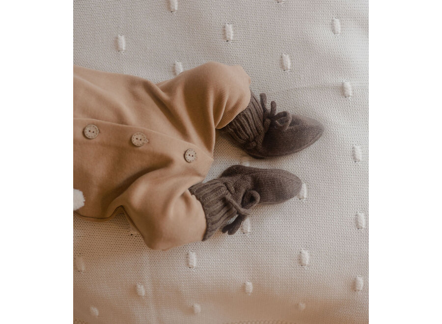 Moalie baby bootie mokka