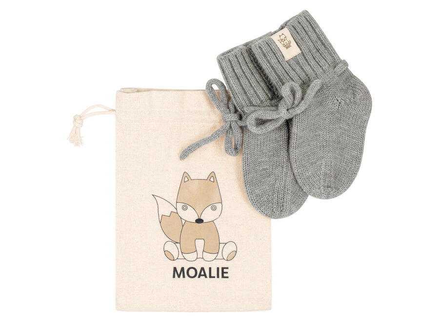 Moalie baby bootie sage