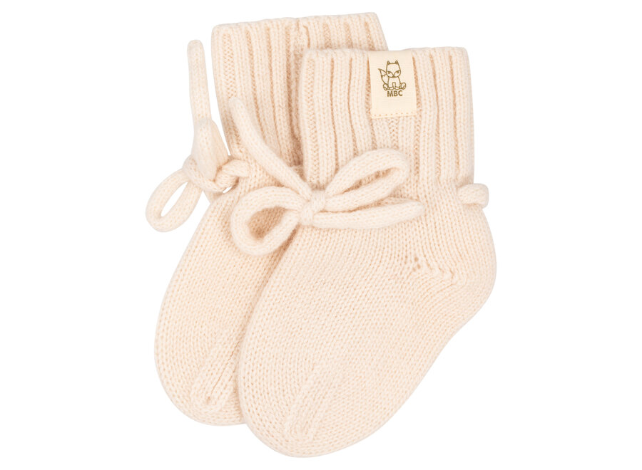 Moalie baby bootie ecru
