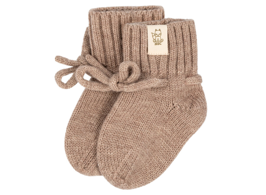 Moalie baby bootie camel