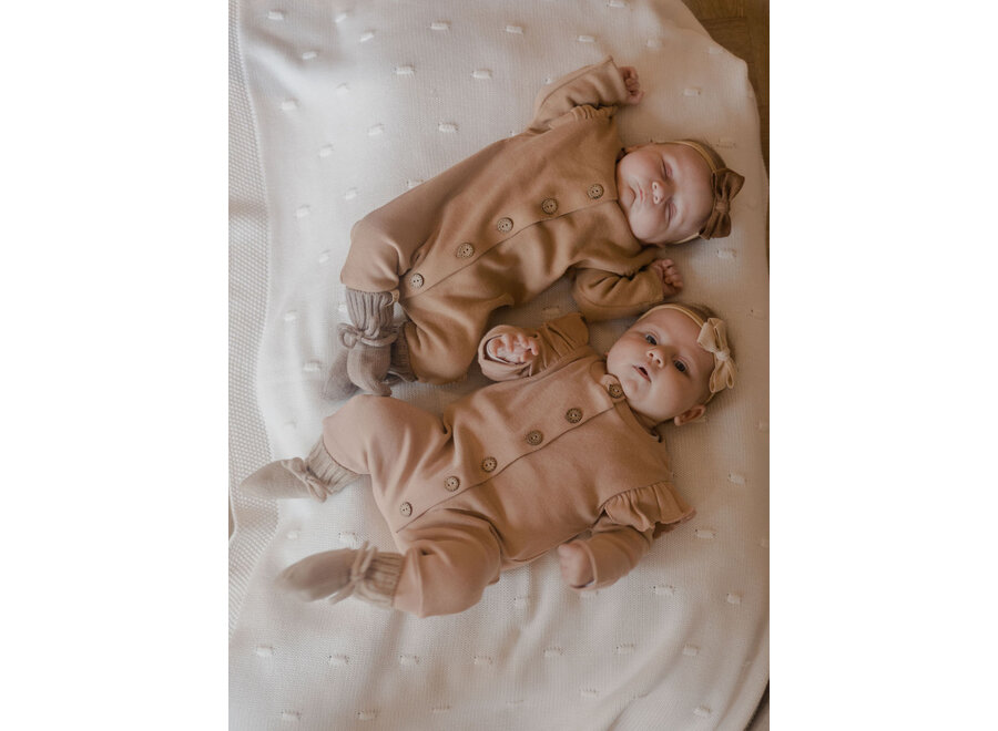 Moalie baby bootie camel