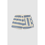Snug Shorts Stripes Indigo