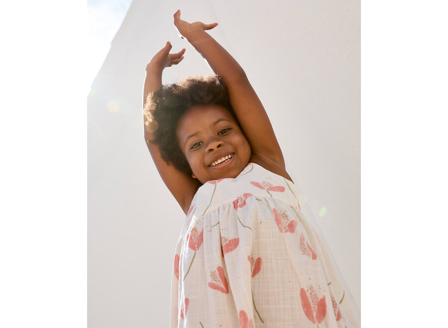 Pu Dress Tulip Woven Bio Resin