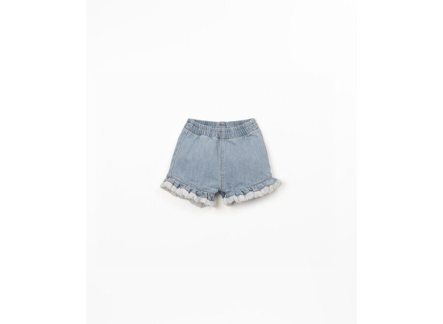 Pu Shorts Denim