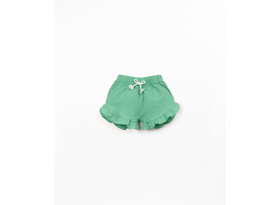 Pu Shorts Woven Mint