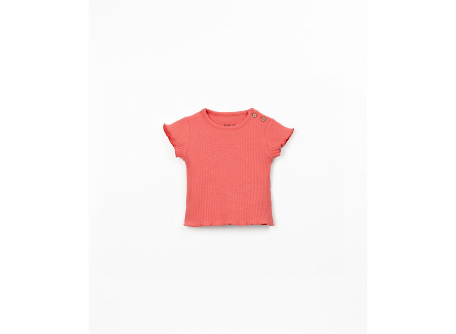 Pu T-Shirt Flame Rib Stitch