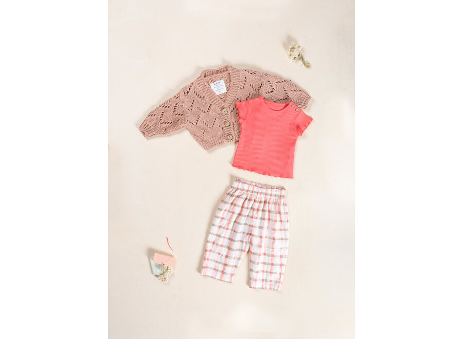 Pu T-Shirt Flame Rib Stitch