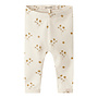 Lil' Atelier Layo Sin Slim Leggings Coconut Milk Flower Yellow