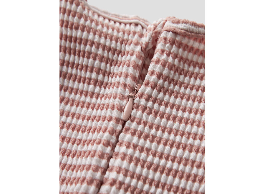 Lil' Atelier Fredo Ls Uv Swimsuit Misty Rose