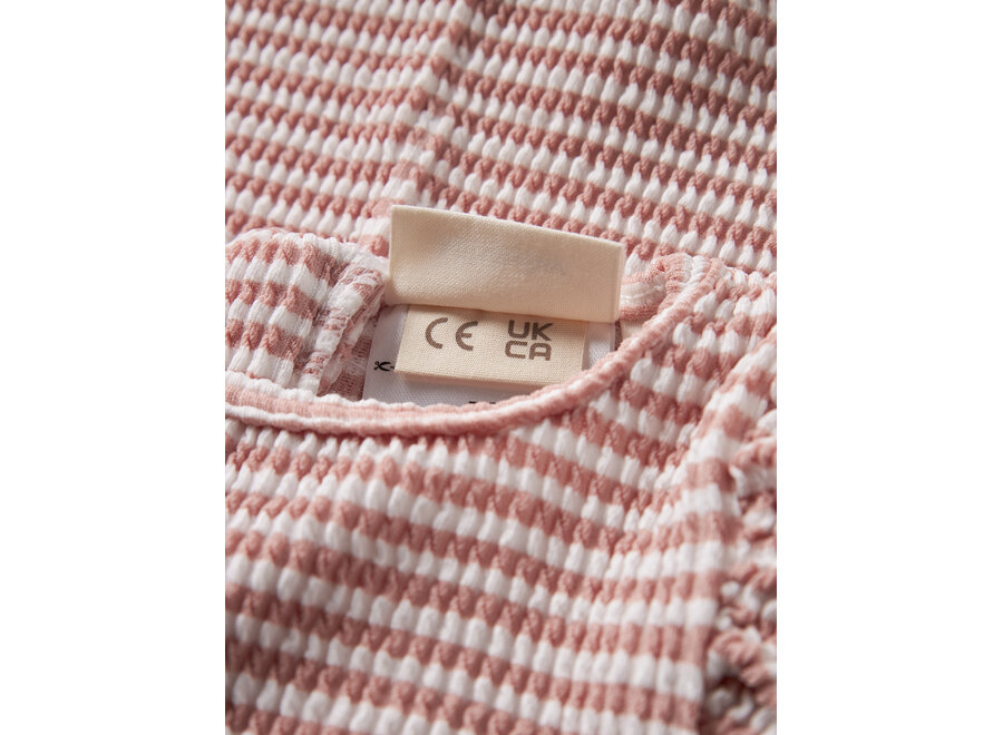 Lil' Atelier Fredo Ls Uv Swimsuit Misty Rose