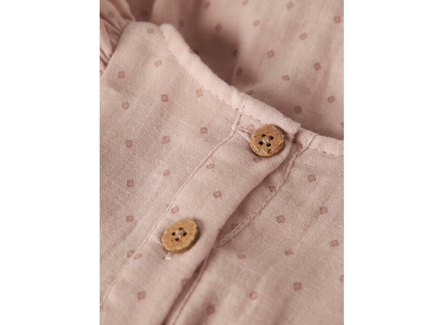 Lil' Atelier Dembe Ss Loose Body Dress Peach Whip