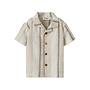 Lil' Atelier Fibert Ss Loose Shirt Coconut Milk
