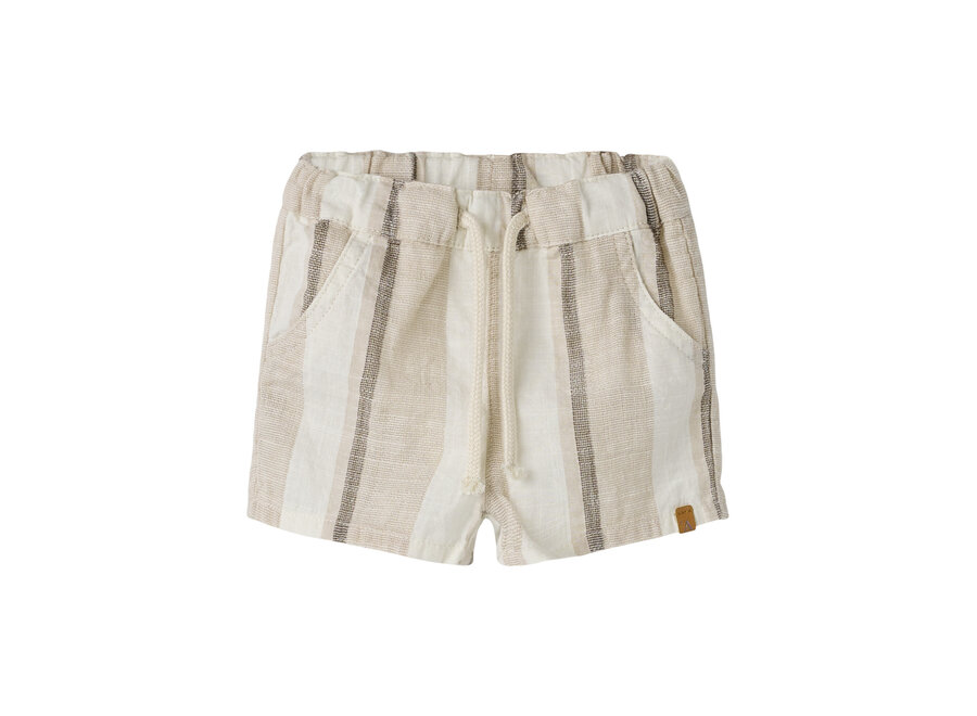 Lil' Atelier Fibert Loose Shorts Coconut Milk