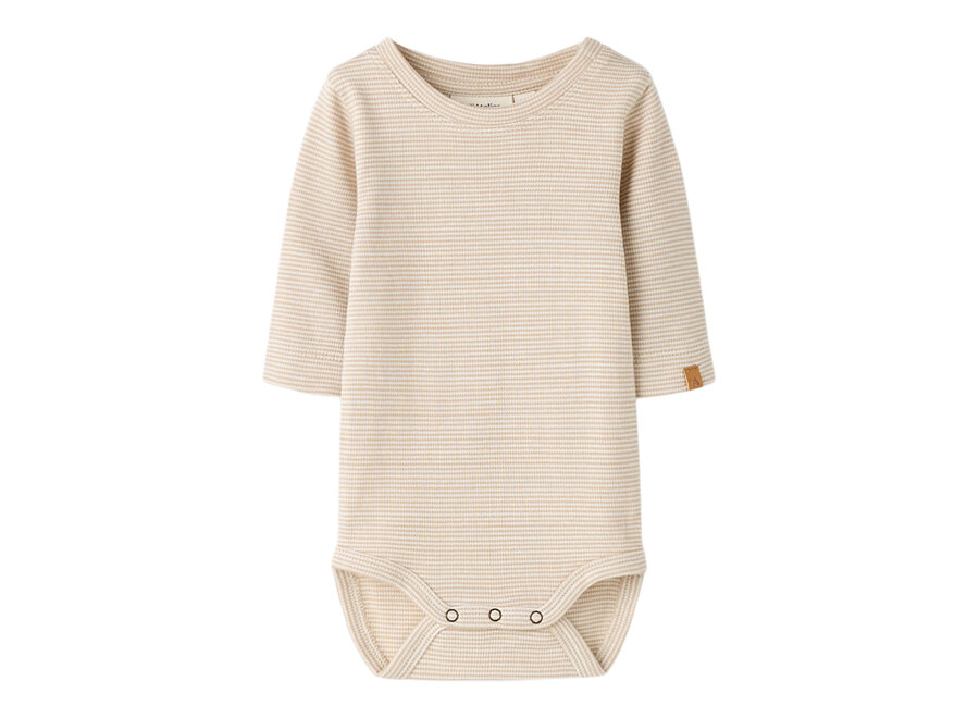 Lil' Atelier Feng Ls Slim Body Oxford Tan
