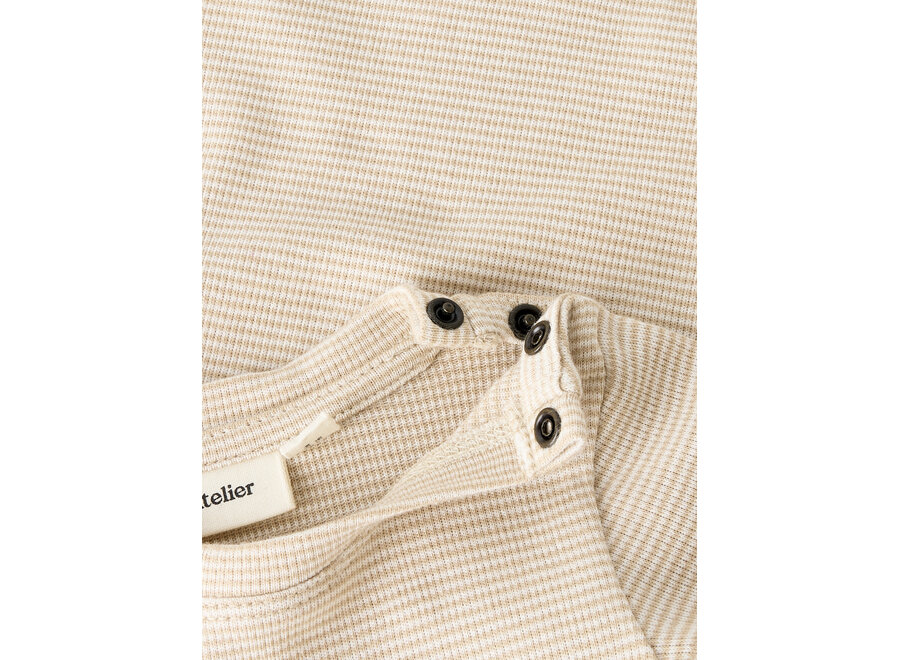 Lil' Atelier Feng Ls Slim Body Oxford Tan