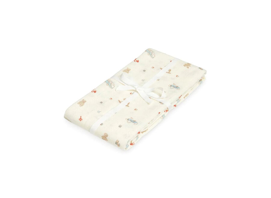 CC Swaddle - GOTS - vintage toys
