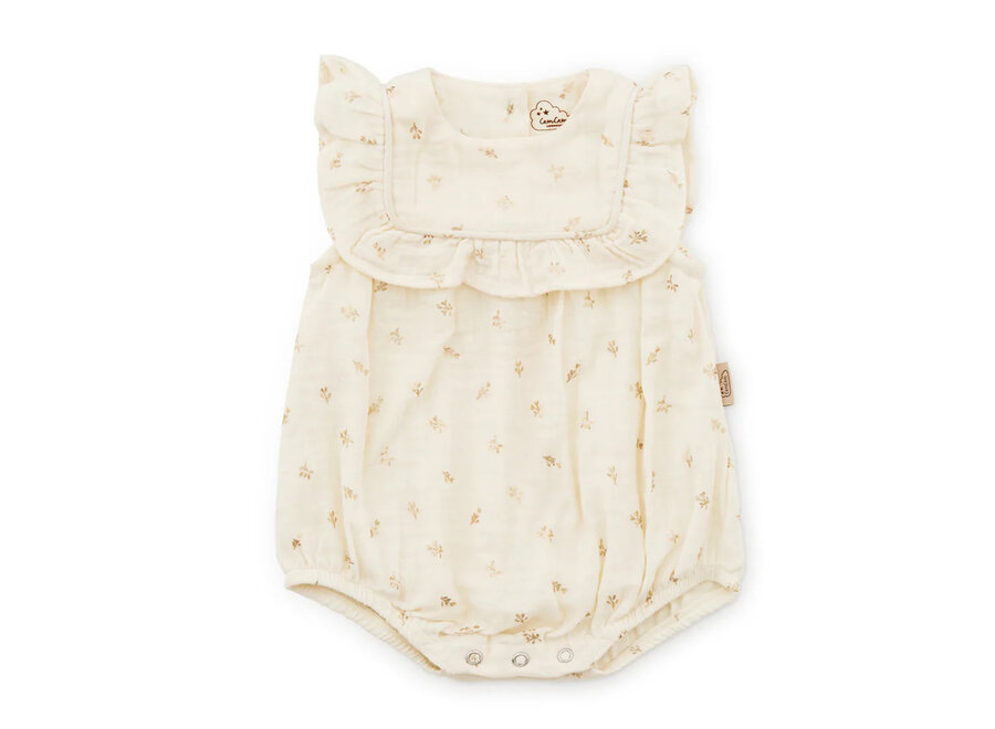 CC Edith romper gold flower