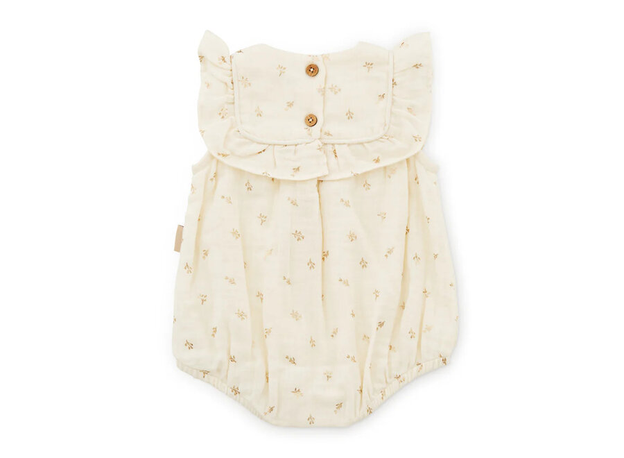 CC Edith romper gold flower