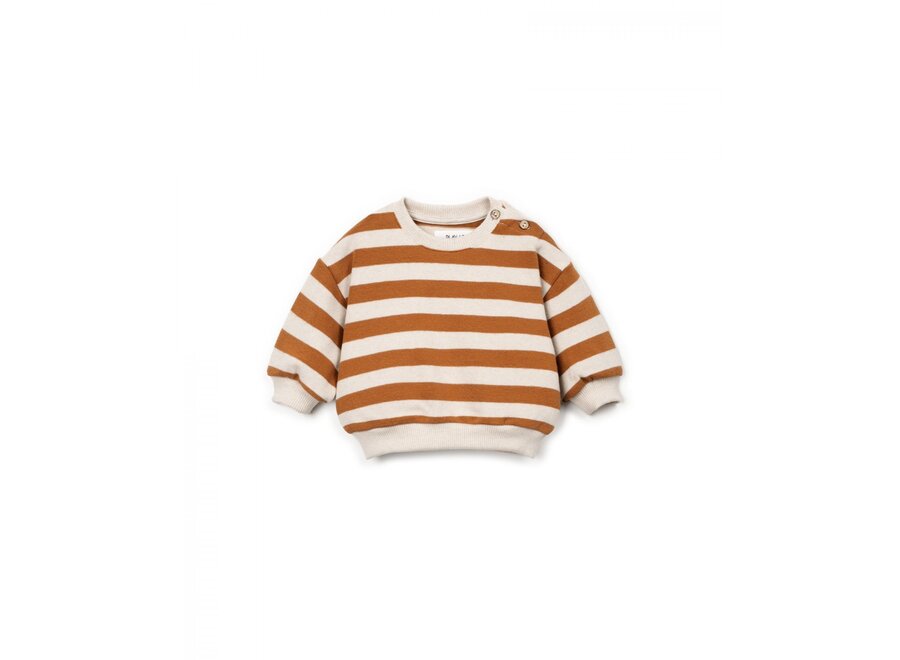 Pu Sweater Striped Pot