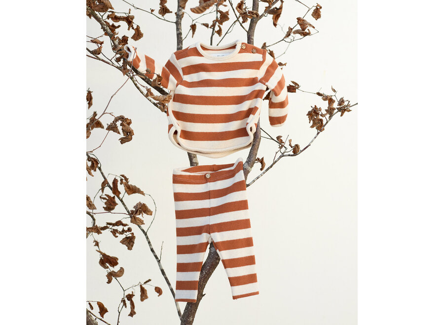 Pu Sweater Striped Pot